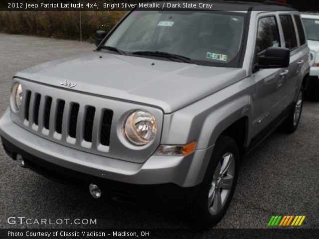 2012 Jeep Patriot Latitude 4x4 in Bright Silver Metallic