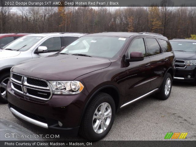 2012 Dodge Durango SXT AWD in Deep Molten Red Pearl