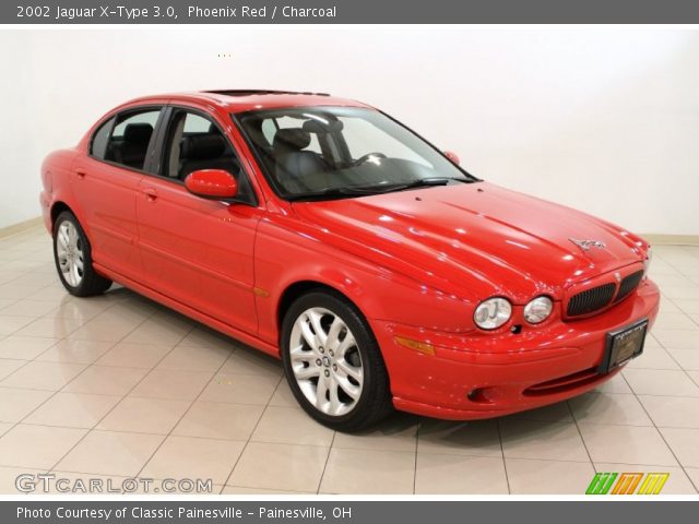 2002 Jaguar X-Type 3.0 in Phoenix Red