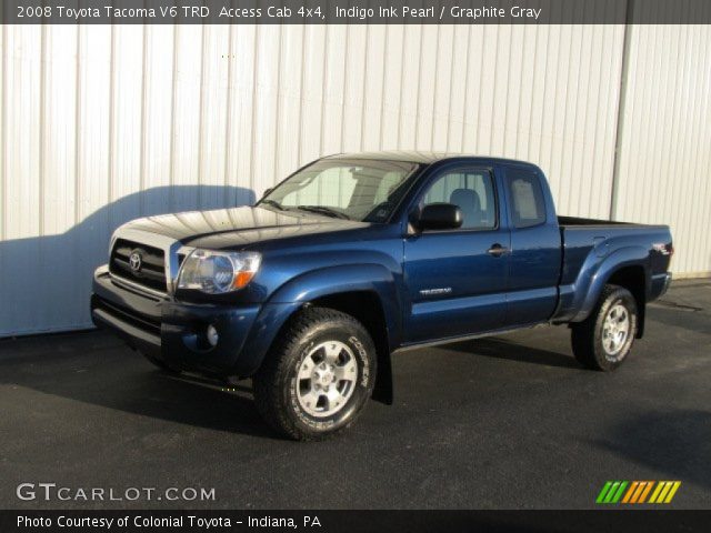 2008 Toyota Tacoma V6 TRD  Access Cab 4x4 in Indigo Ink Pearl