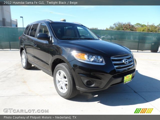 2012 Hyundai Santa Fe GLS in Twilight Black