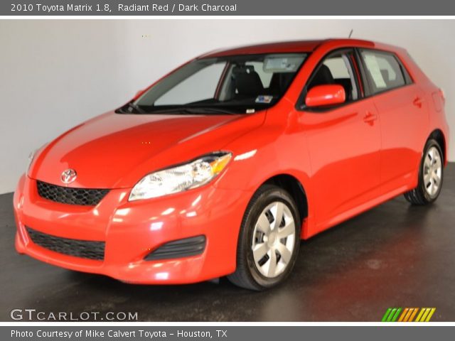 2010 Toyota Matrix 1.8 in Radiant Red