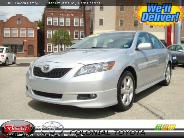 2007 Toyota Camry SE in Titanium Metallic