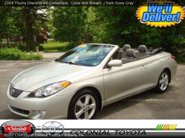 2004 Toyota Solara SE V6 Convertible in Lunar Mist Metallic