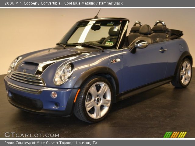 2006 Mini Cooper S Convertible in Cool Blue Metallic
