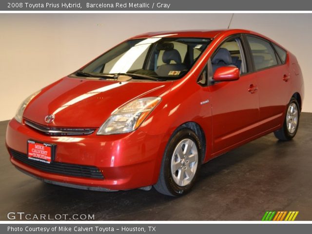 2008 Toyota Prius Hybrid in Barcelona Red Metallic