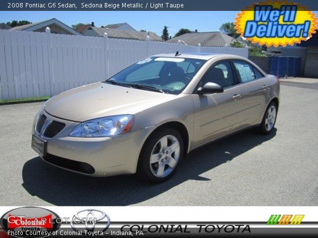 2008 Pontiac G6 Sedan in Sedona Beige Metallic