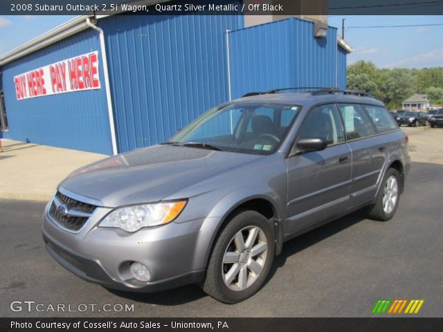 2008 Subaru Outback 2.5i Wagon in Quartz Silver Metallic