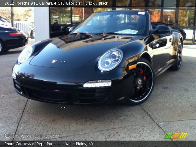 2012 Porsche 911 Carrera 4 GTS Cabriolet in Black
