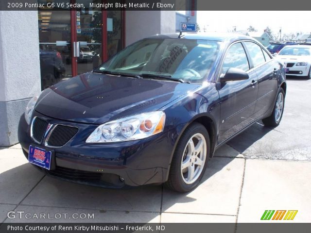 2009 Pontiac G6 V6 Sedan in Midnight Blue Metallic