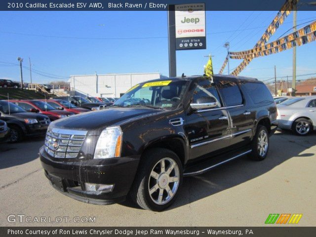 2010 Cadillac Escalade ESV AWD in Black Raven