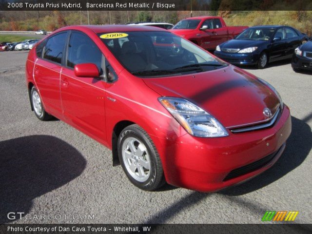 2008 Toyota Prius Hybrid in Barcelona Red Metallic