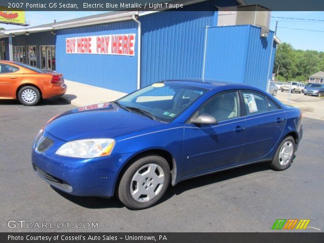 2007 Pontiac G6 Sedan in Electric Blue Metallic