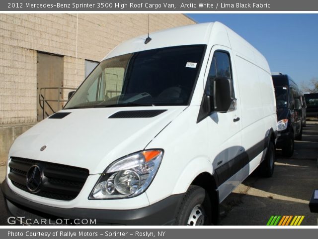 2012 Mercedes-Benz Sprinter 3500 High Roof Cargo Van in Arctic White