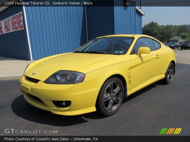 2006 Hyundai Tiburon GS in Sunburst Yellow