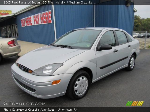 2003 Ford Focus LX Sedan in CD Silver Metallic