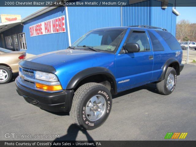 2000 Chevrolet Blazer ZR2 4x4 in Space Blue Metallic
