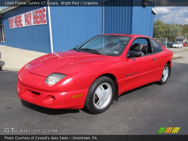 1999 Pontiac Sunfire GT Coupe in Bright Red