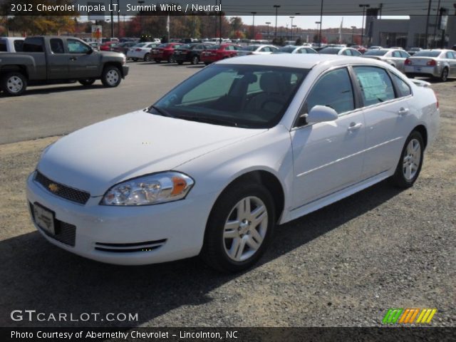 2012 Chevrolet Impala LT in Summit White