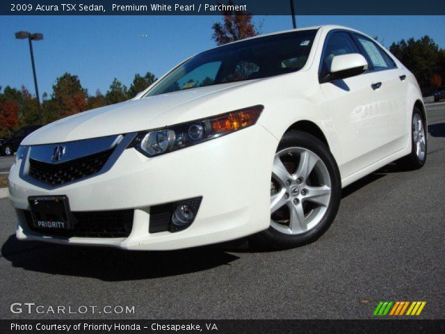 2009 Acura TSX Sedan in Premium White Pearl