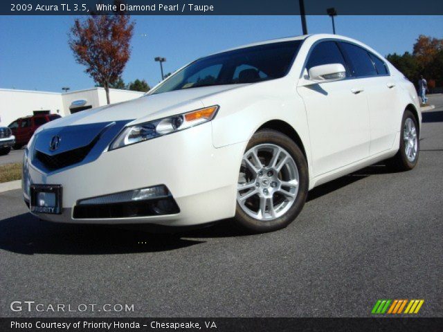 2009 Acura TL 3.5 in White Diamond Pearl