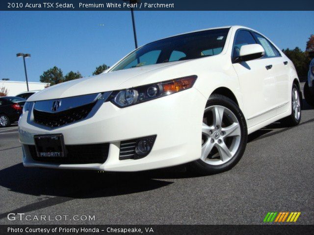 2010 Acura TSX Sedan in Premium White Pearl