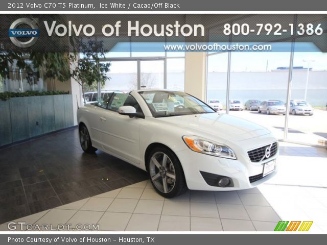 2012 Volvo C70 T5 Platinum in Ice White