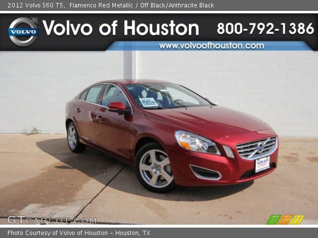 2012 Volvo S60 T5 in Flamenco Red Metallic