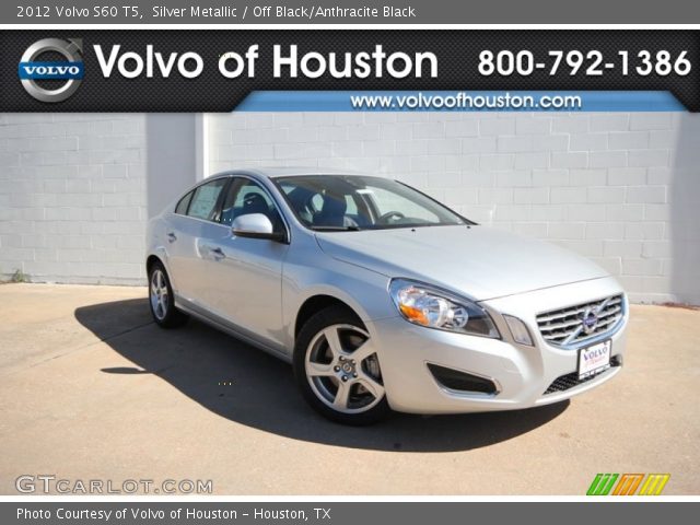 2012 Volvo S60 T5 in Silver Metallic