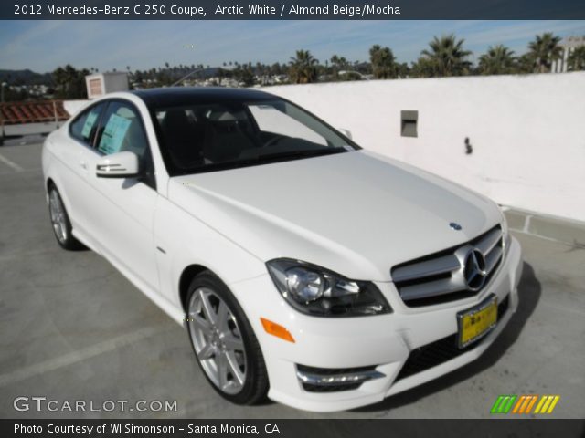 2012 Mercedes-Benz C 250 Coupe in Arctic White