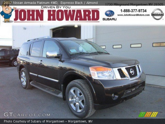 2012 Nissan Armada Platinum 4WD in Espresso Black