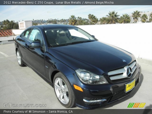 2012 Mercedes-Benz C 250 Coupe in Lunar Blue Metallic