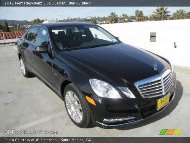 2012 Mercedes-Benz E 350 Sedan in Black