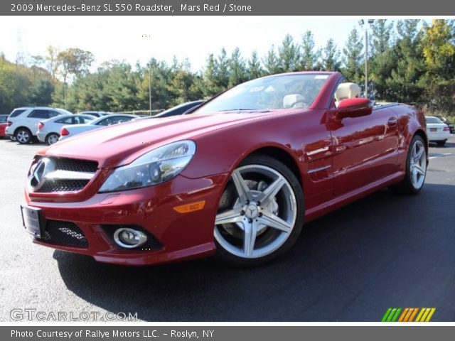 2009 Mercedes-Benz SL 550 Roadster in Mars Red