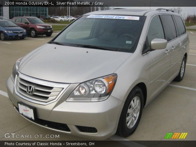 2008 Honda Odyssey EX-L in Silver Pearl Metallic