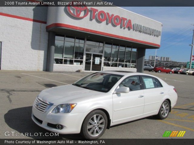 2008 Toyota Avalon Limited in Blizzard White Pearl