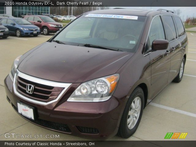 2010 Honda Odyssey EX-L in Dark Cherry Pearl