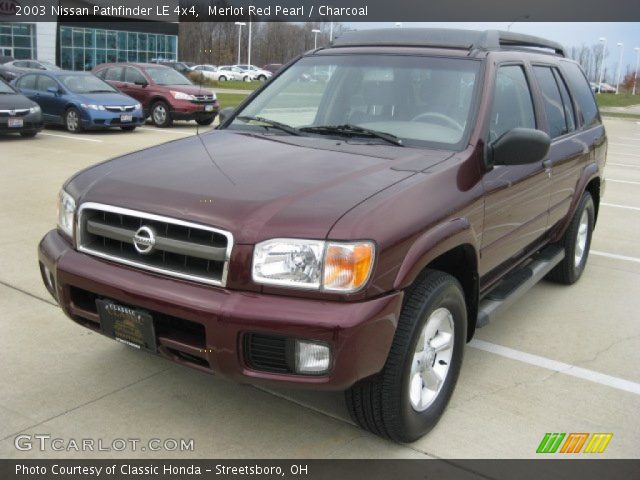2003 Nissan Pathfinder LE 4x4 in Merlot Red Pearl
