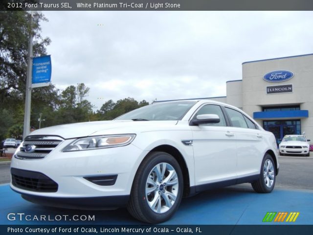 2012 Ford Taurus SEL in White Platinum Tri-Coat