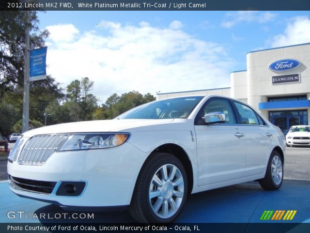 2012 Lincoln MKZ FWD in White Platinum Metallic Tri-Coat