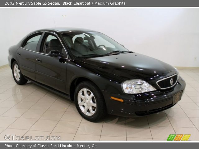 2003 Mercury Sable GS Sedan in Black Clearcoat