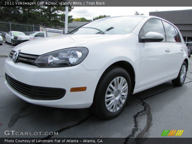 2011 Volkswagen Golf 4 Door in Candy White