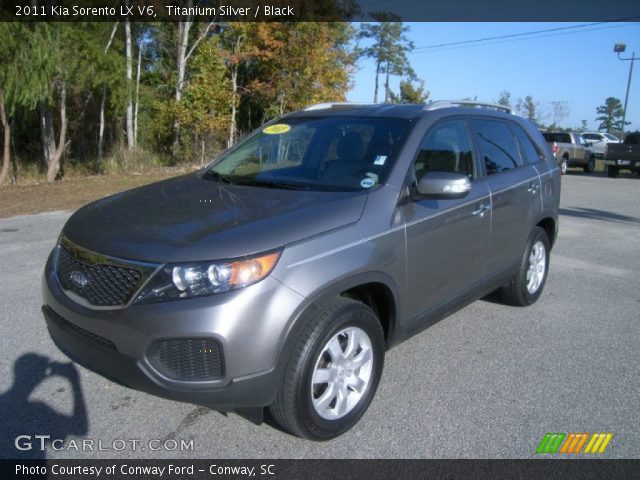2011 Kia Sorento LX V6 in Titanium Silver