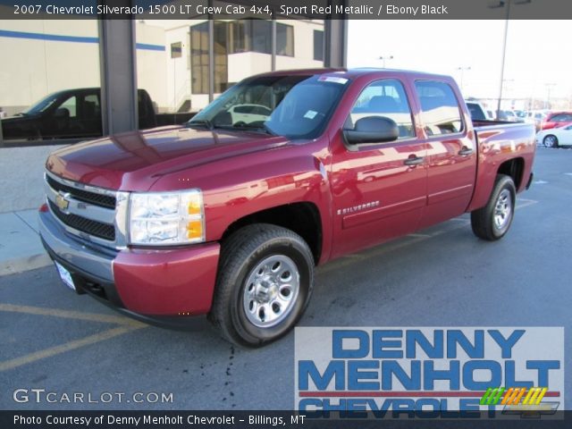 2007 Chevrolet Silverado 1500 LT Crew Cab 4x4 in Sport Red Metallic