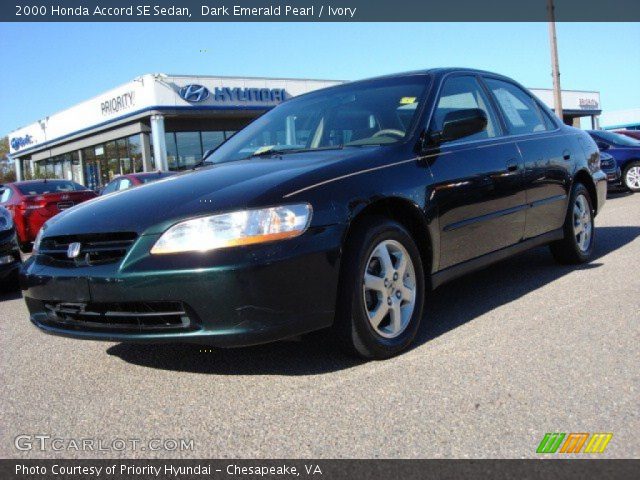Dark emerald pearl honda accord