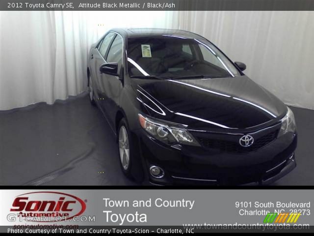 2012 Toyota Camry SE in Attitude Black Metallic
