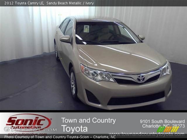 2012 Toyota Camry LE in Sandy Beach Metallic