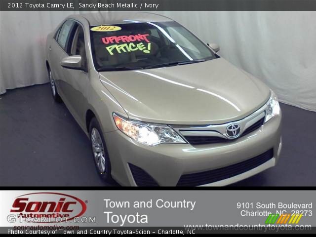 2012 Toyota Camry LE in Sandy Beach Metallic