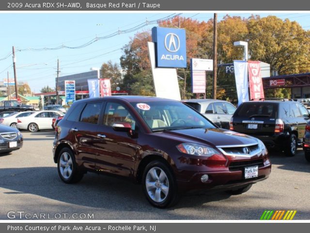 2009 Acura RDX SH-AWD in Basque Red Pearl