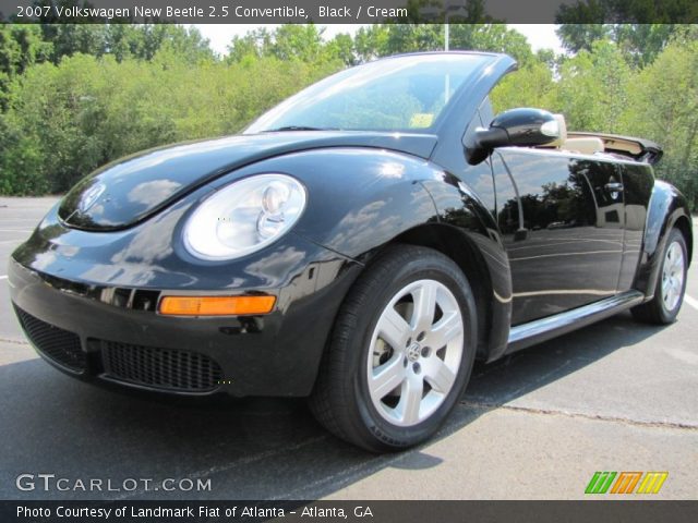 2007 Volkswagen New Beetle 2.5 Convertible in Black